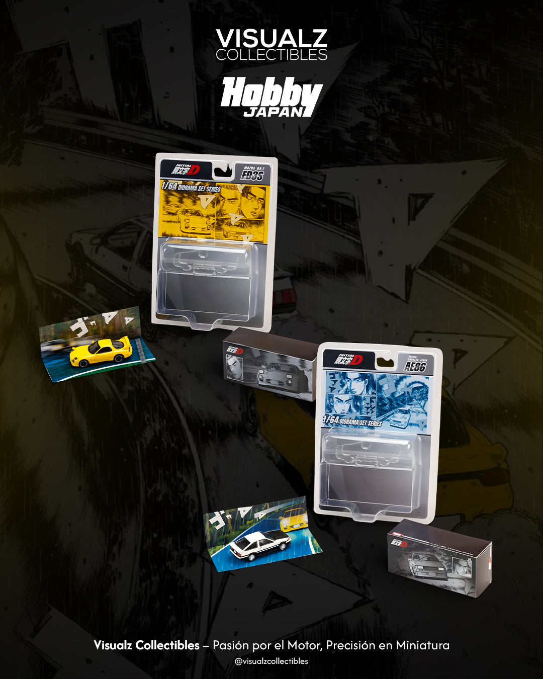 PRE ORDEN Hobby Japan 1:64 / Mazda RX-7 FD3S