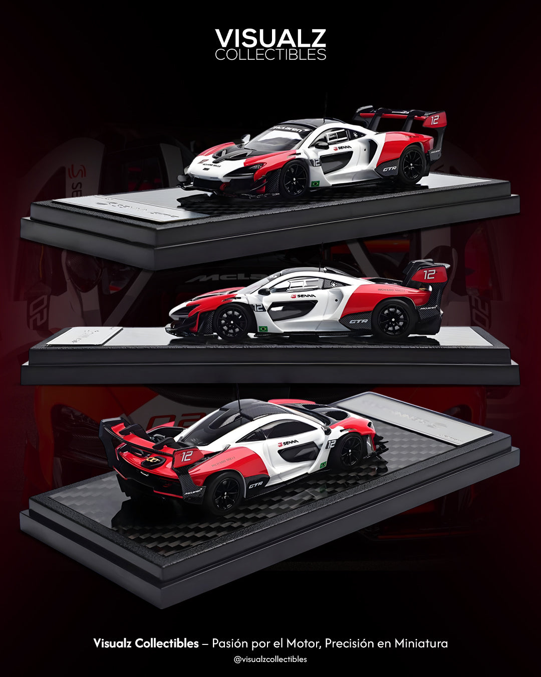 LCD 1:64 / McLaren Senna GTR Marlboro Livery