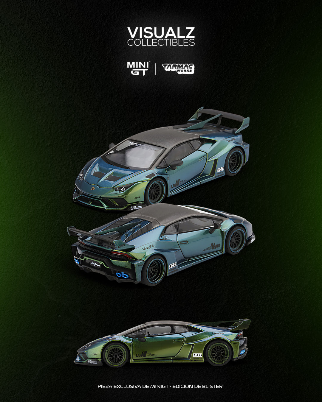 MiniGT x TarmacWorks 1:64 / Lamborghini LBWK Huracán GT Exclusivo