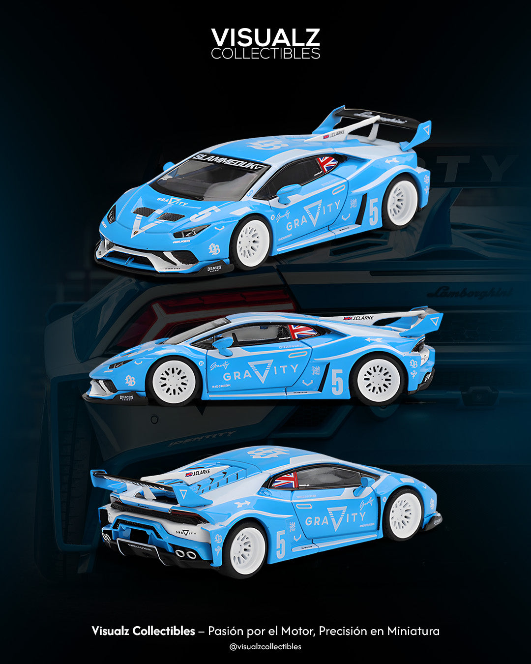 MiniGT 1:64 / Lamborghini Huracán LBWK GT Gravity