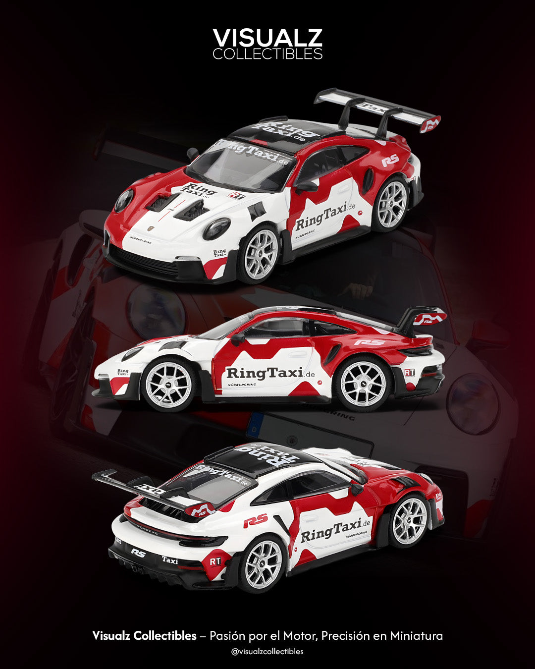 PRE ORDEN MiniGT 1:64 / Porsche 911 (992) GT3 RS – Weissach Package