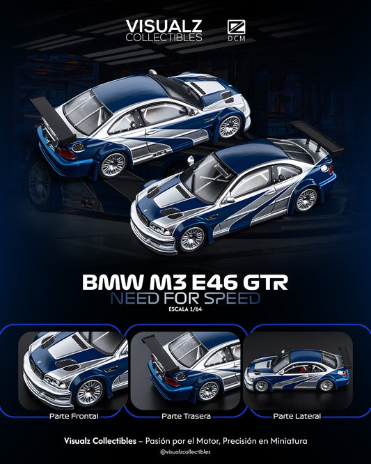DCM 1:64 / BMW M3 E46 GTR Edición de Need For Speed