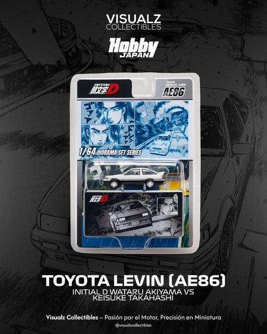 PRE ORDEN Hobby Japan 1:64 / Toyota Levin AE86