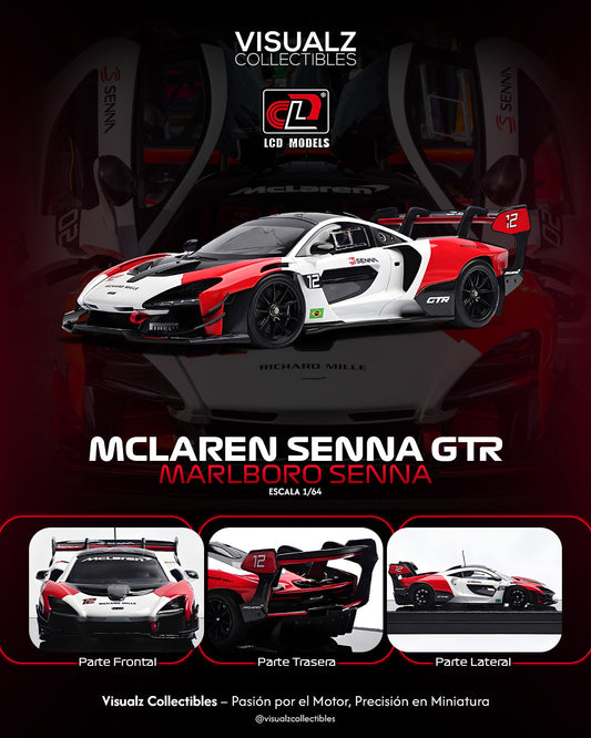 LCD 1:64 / McLaren Senna GTR Marlboro Livery