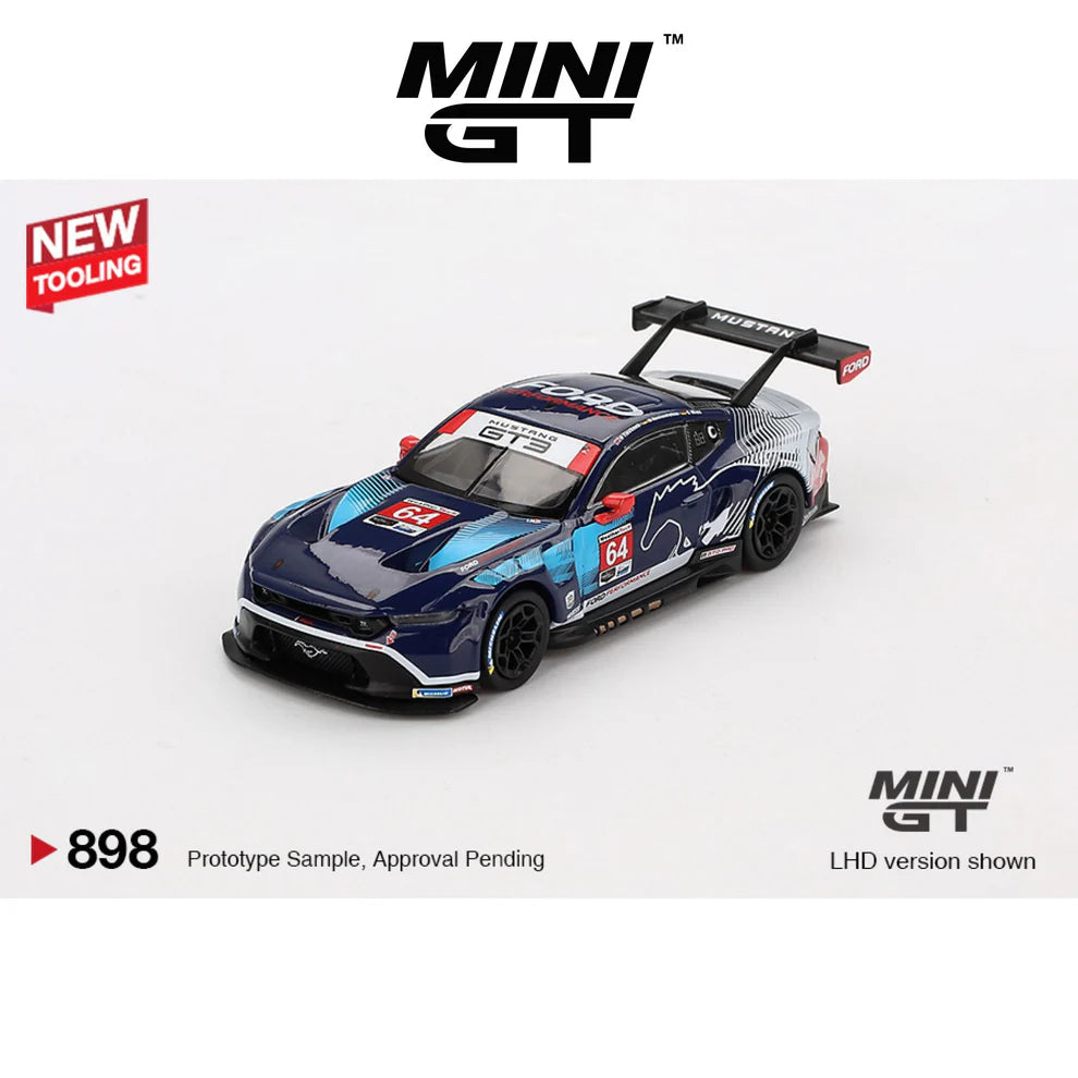 PRE ORDER MiniGT 1:64 / Ford Mustang GT3 #64 Ford Multimatic