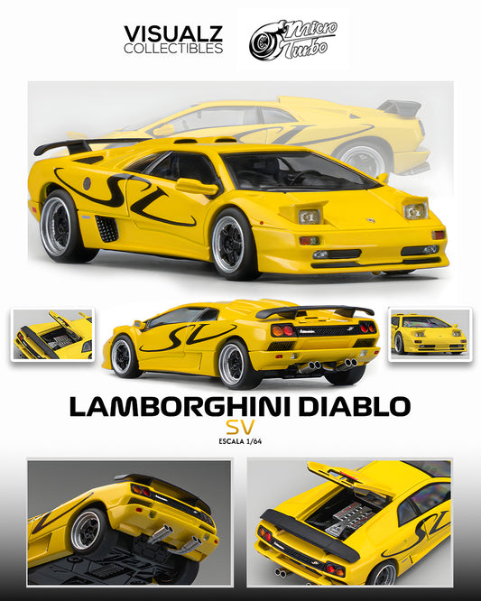 PRE ORDEN MicroTurbo 1:64 / Lamborghini Diablo SV