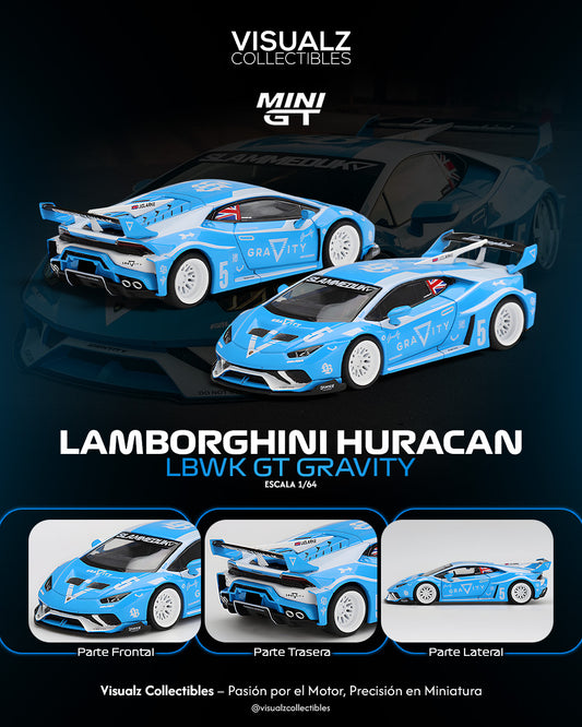 MiniGT 1:64 / Lamborghini Huracán LBWK GT Gravity