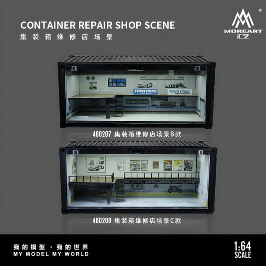 MoreArt 1/64 - Escenario de Garage con luz